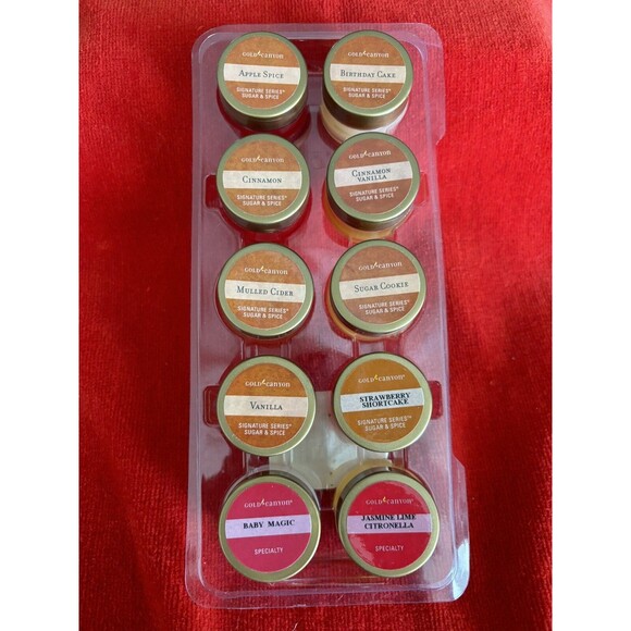 Gold Canyon Sample Scent 10 Pods Pack Mint Sugar & Spice Series - Picture 2 of 7